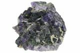 Phenomenal, Purple-Green Cubic Fluorite Crystal Plate - China #128797-2
